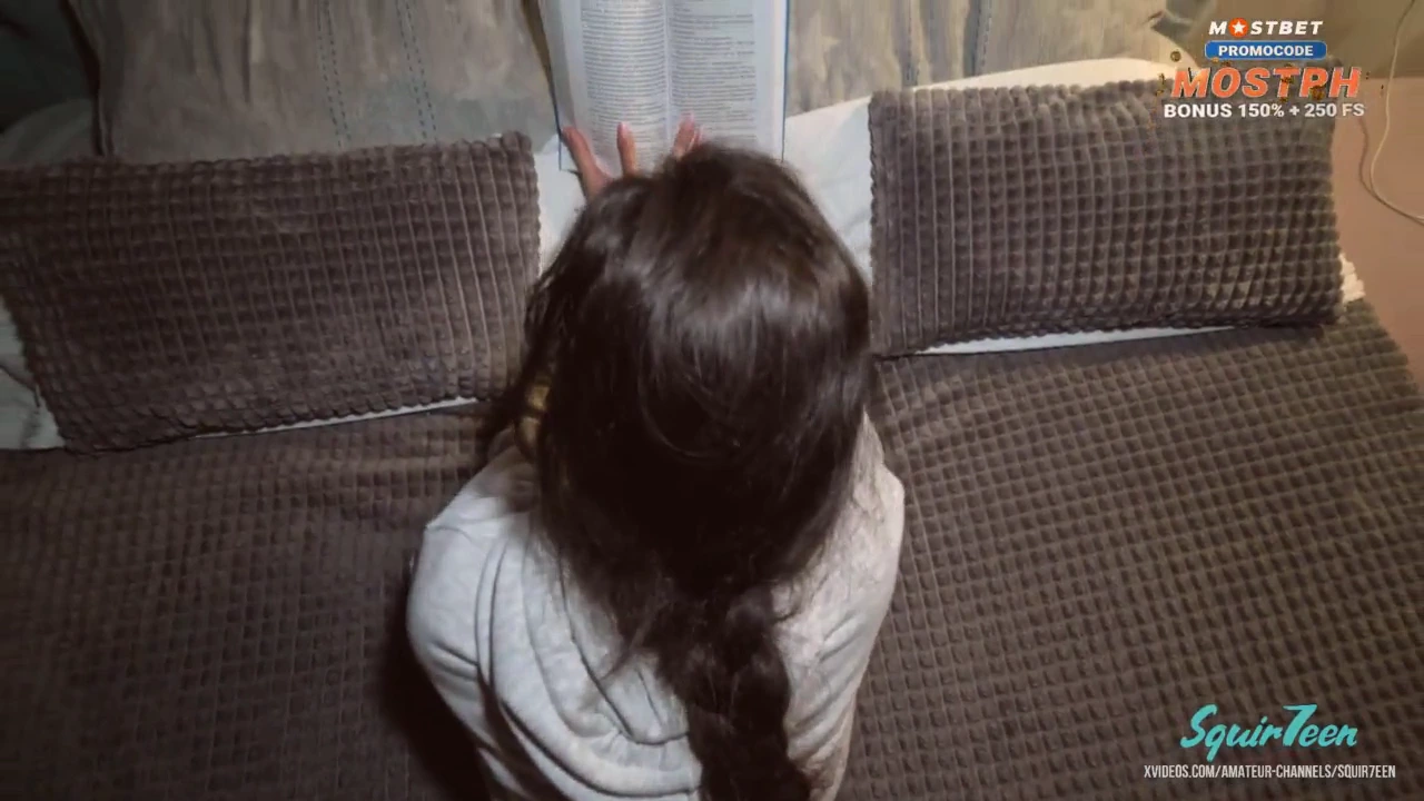 Steamy encounter with my seductive stepsis during her fitness reading session porn video